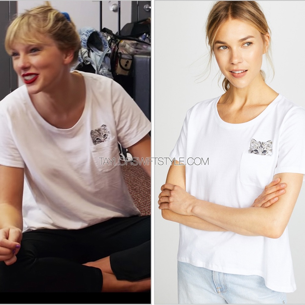 Paul & Joe Glendale Cat Pocket Tee